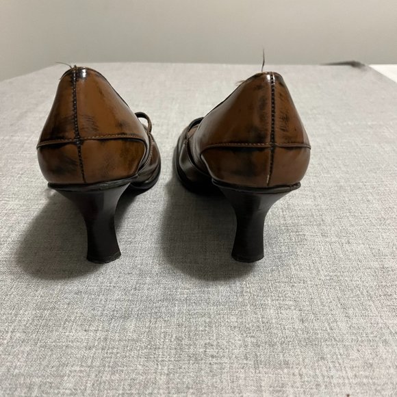 Ferra Giacomo Brown Pumps Size 8M - Picture 5 of 13